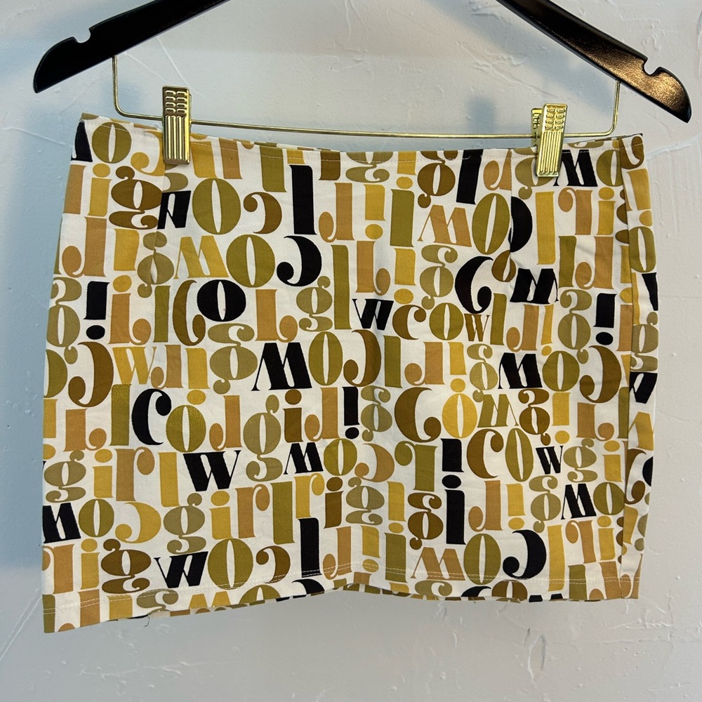 MOTEL Rocks Cowgirl Mini Skirt Size M